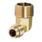 Everflow 5/8 Flare x 3/4 MIP Reducing 90 Degree Elbow Pipe Fitting, Brass F49R-5834 - alternate 1